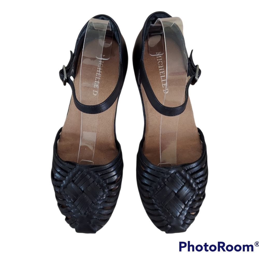 Michelle D Leather Fisherman Sandals